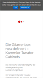 Mobile Screenshot of kammler-cabinets.de